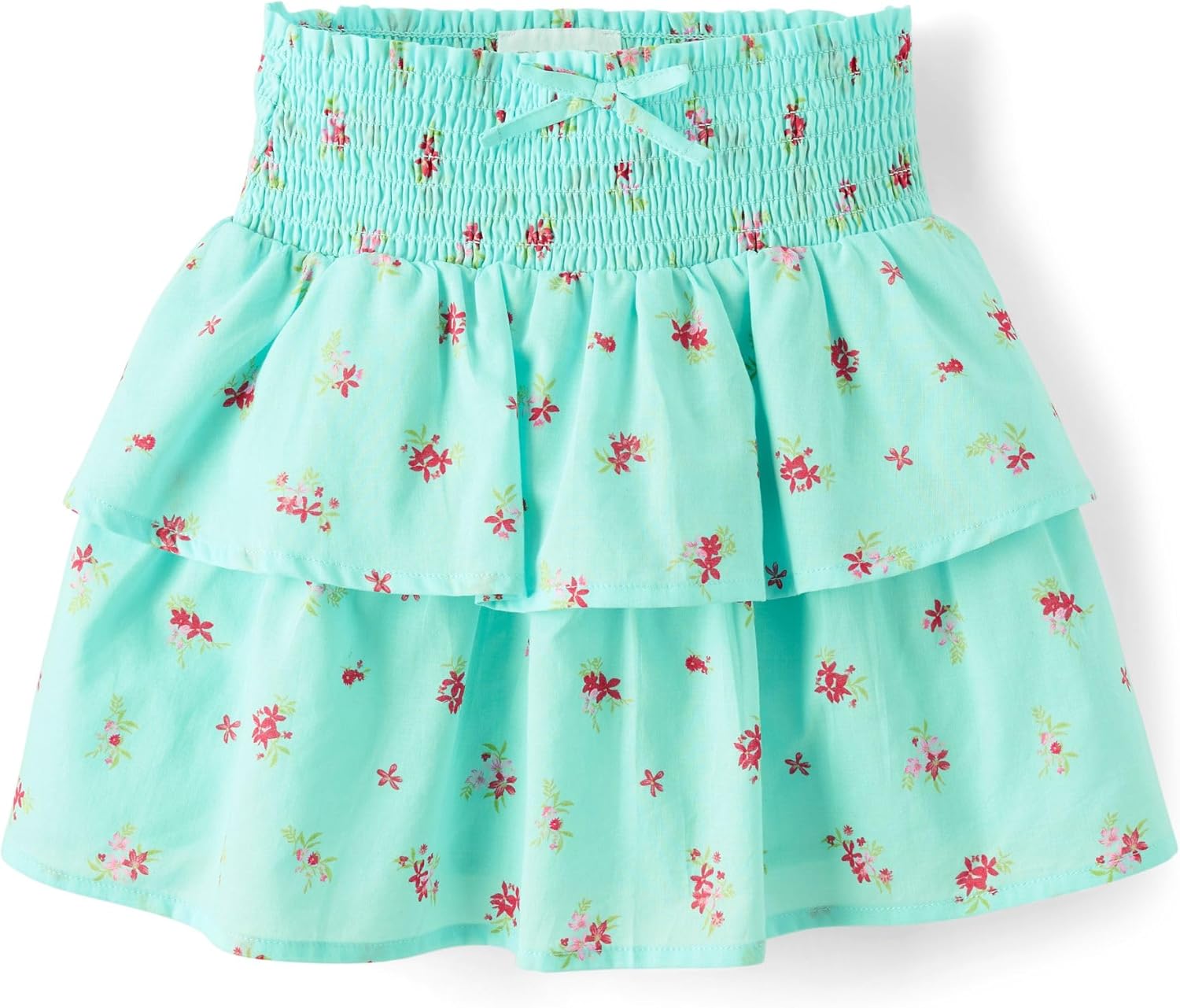 Girls Pink Paperbag Waist Utility Skirt with Tie Belt - Image 6