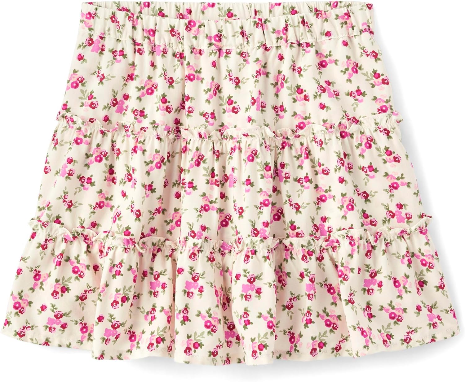 Girls Pink Paperbag Waist Utility Skirt with Tie Belt - Image 7