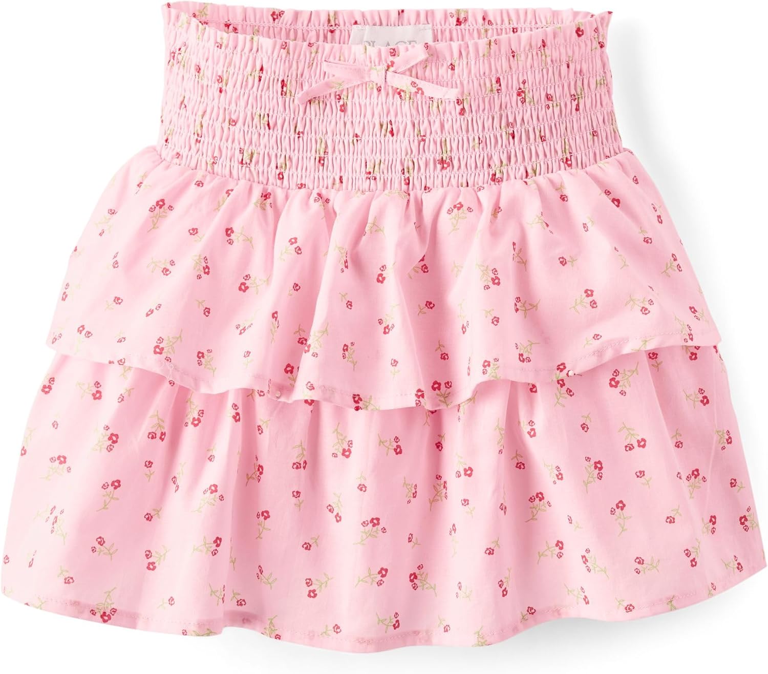 Girls Pink Paperbag Waist Utility Skirt with Tie Belt - Image 8